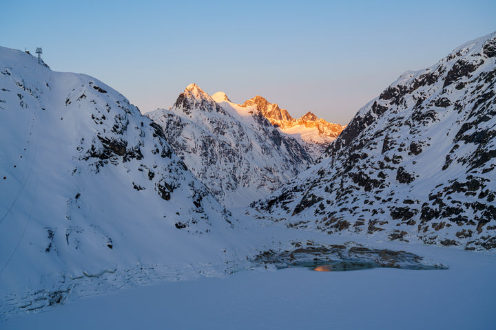 Grimselsee Winter Sunrise | Original Print