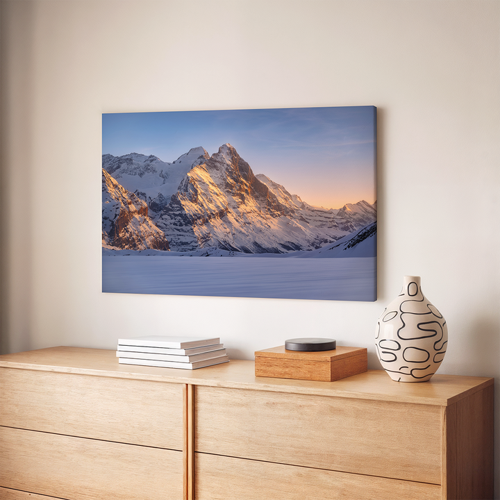 Eiger In Winter Landscape | Original Print