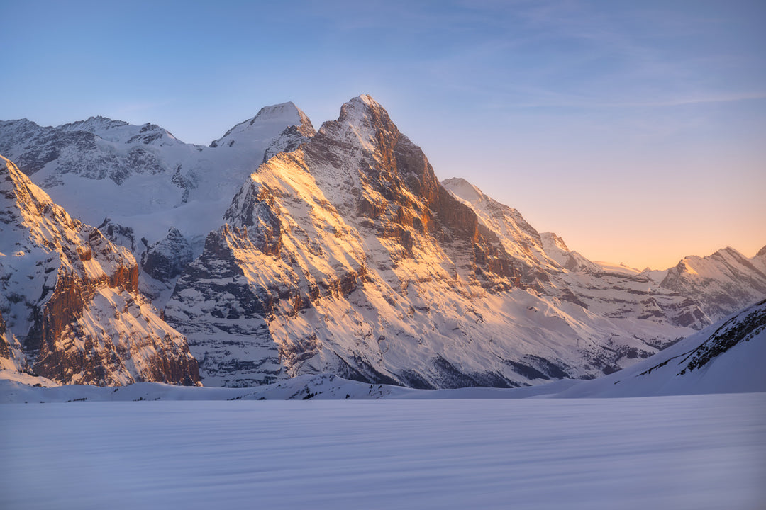 Eiger In Winter Landscape | Original Print