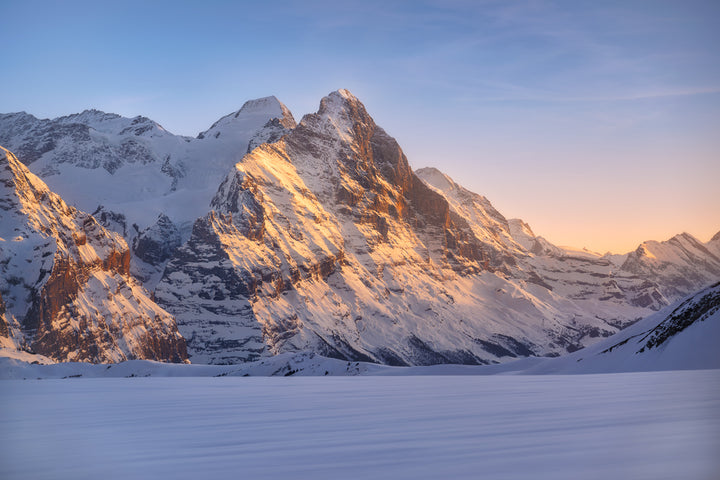 Eiger In Winter Landscape | Original Print