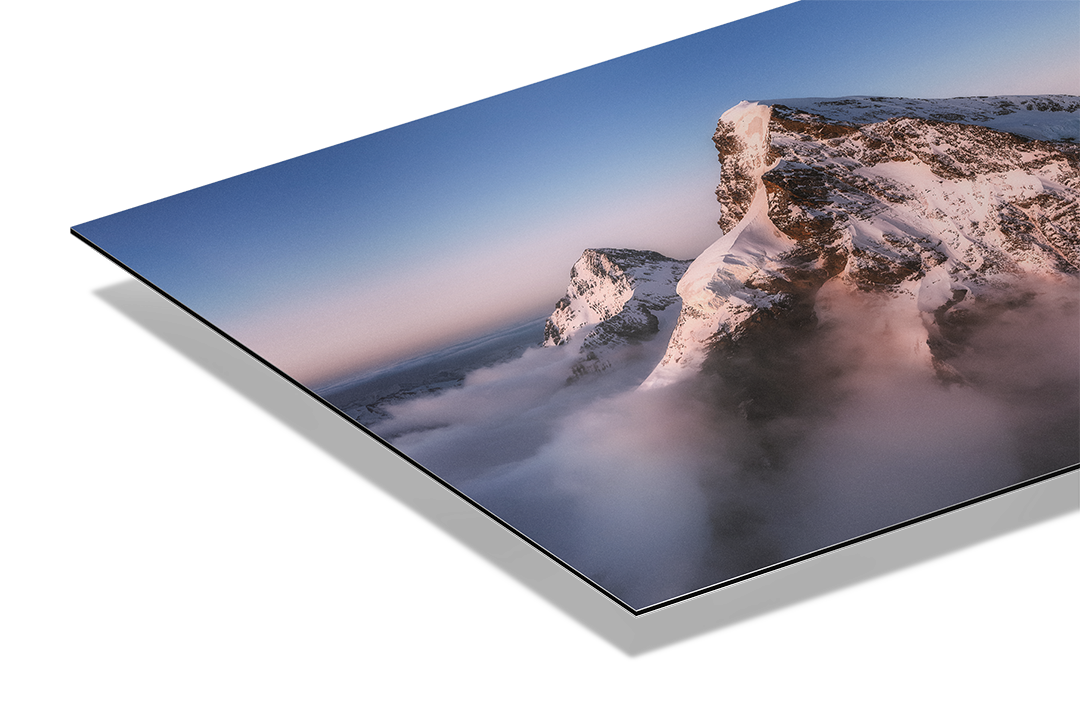 Mönch and Eiger seen from Jungfraujoch | Original Panorama Print