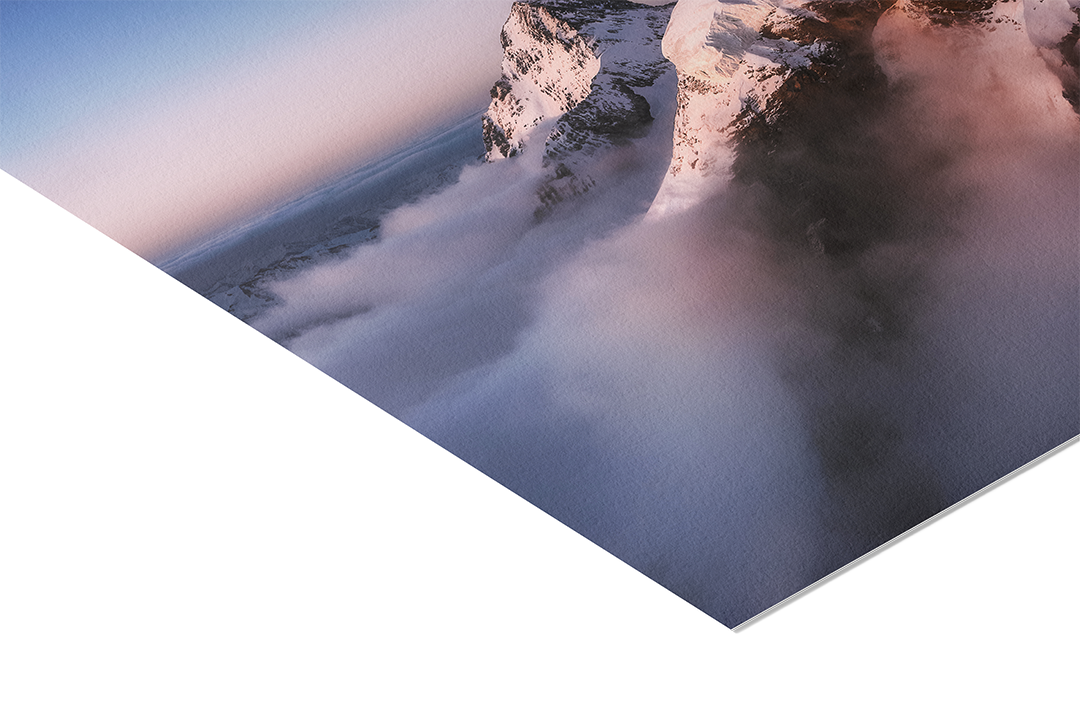 Mönch and Eiger seen from Jungfraujoch | Original Panorama Print