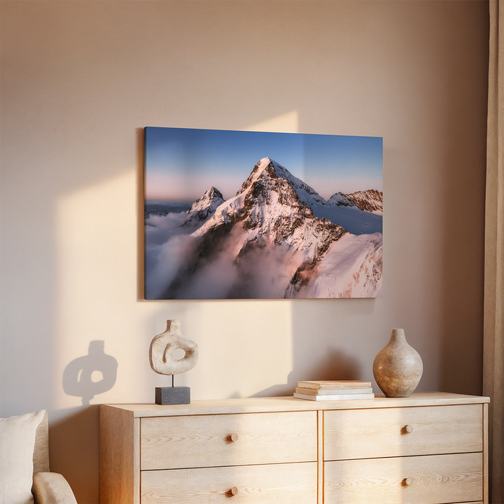 Mönch and Eiger seen from Jungfraujoch | Original Panorama Print
