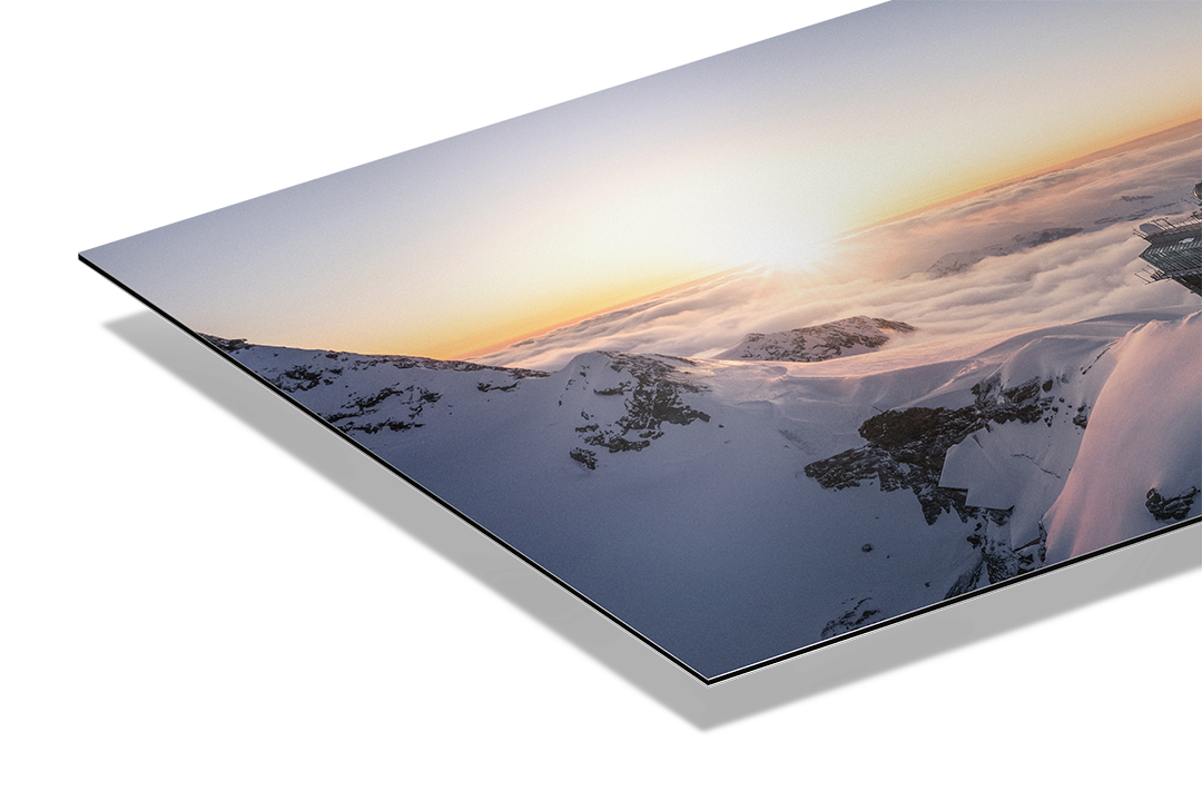 Jungfraujoch Sunset And Cloud Inversion | Original Print