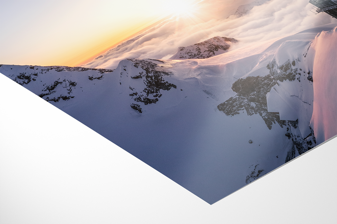 Jungfraujoch Sunset And Cloud Inversion | Original Print
