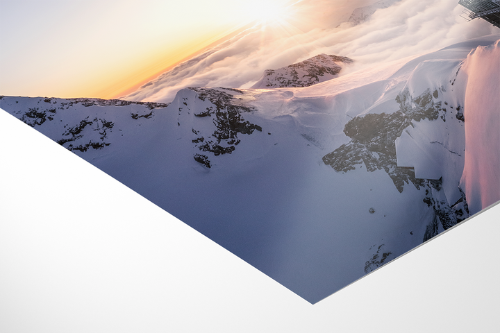 Jungfraujoch Sunset And Cloud Inversion | Original Print
