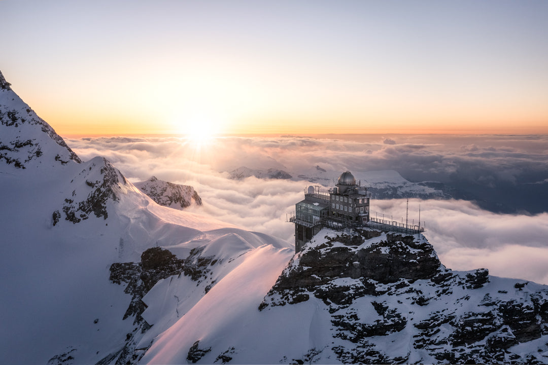 Jungfraujoch Sunset And Cloud Inversion | Original Print