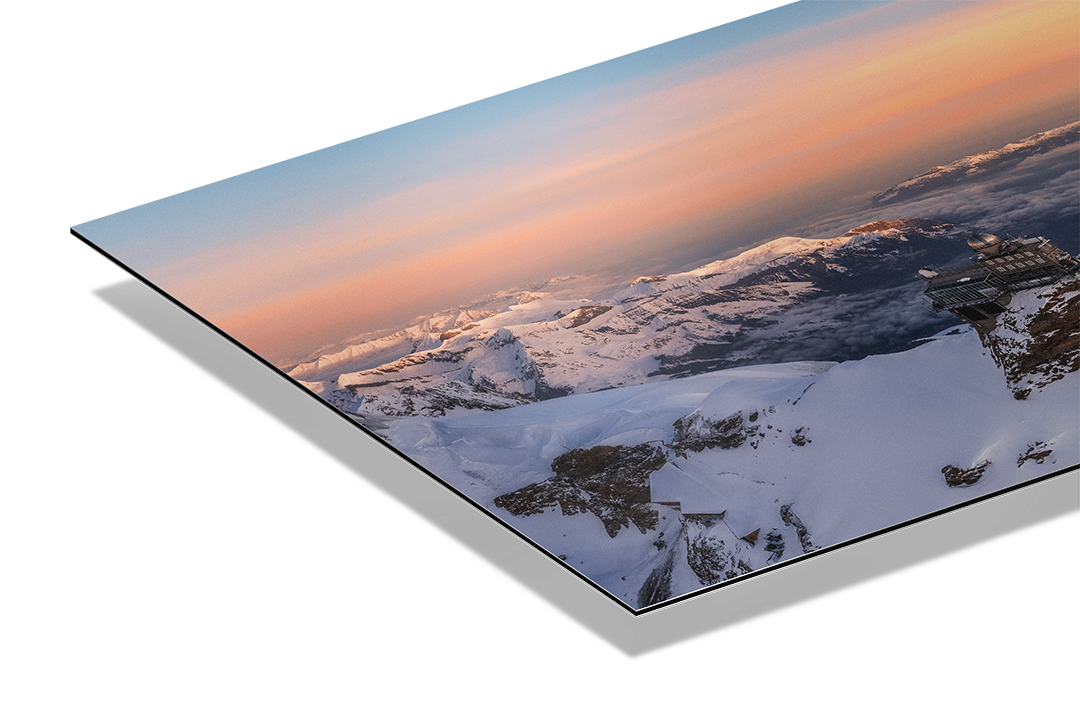 Jungfraujoch Sonnenaufgang Im Winter | Original Print