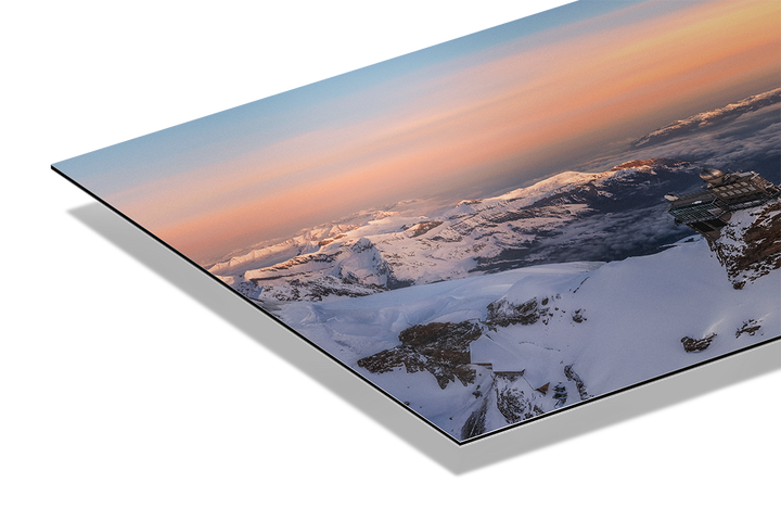 Jungfraujoch Sonnenaufgang Im Winter | Original Print