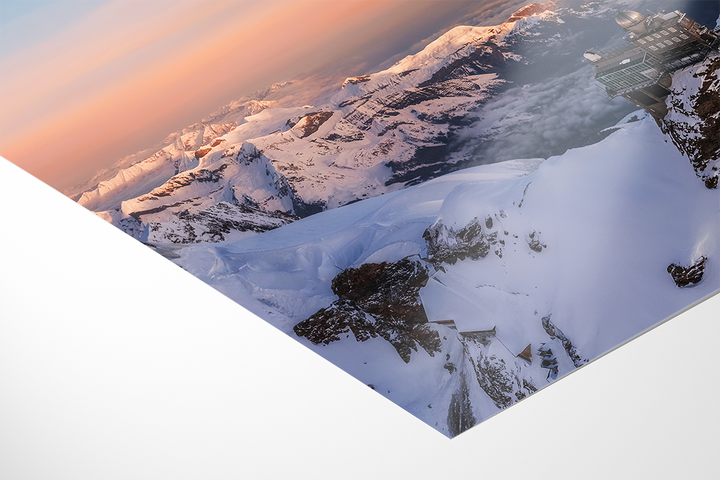 Jungfraujoch Sonnenaufgang Im Winter | Original Print