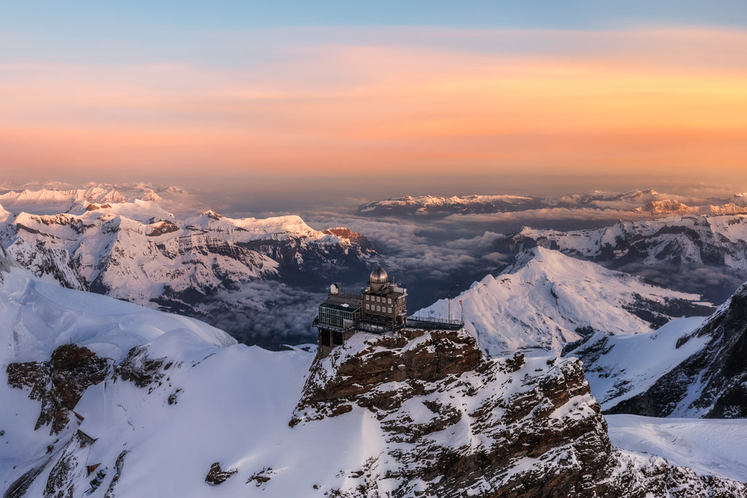 Jungfraujoch Sonnenaufgang Im Winter | Original Print