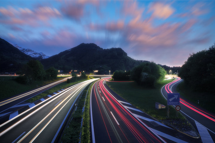 Interlaken Road And Rugen Light Trails | Original Print