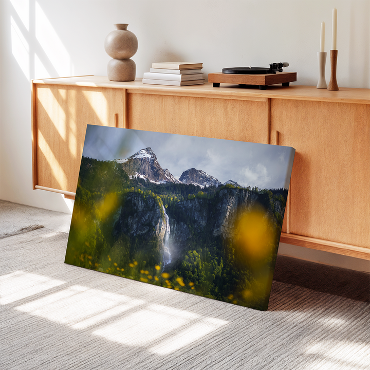 Oltschibach Waterfall Unterbach | Original Print