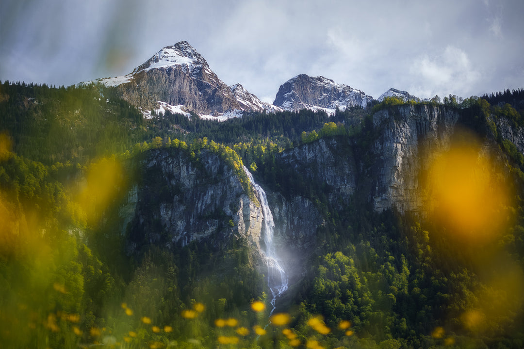 Oltschibach Waterfall Unterbach | Original Print