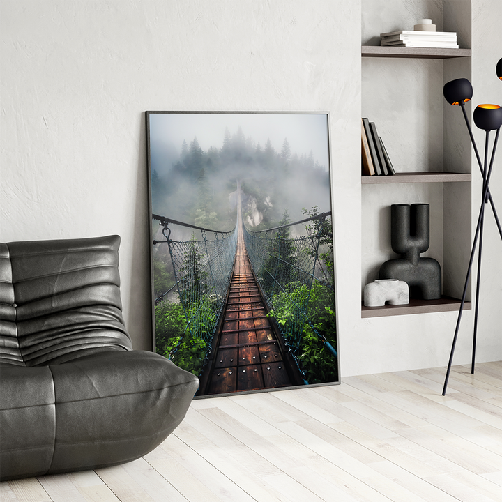 Wooden Bridge At Handeck | Original Print