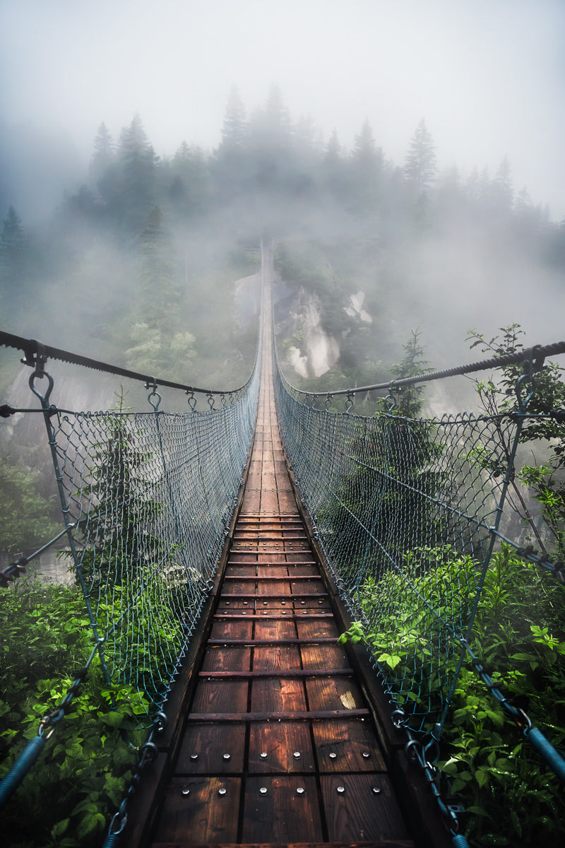 Wooden Bridge At Handeck | Original Print