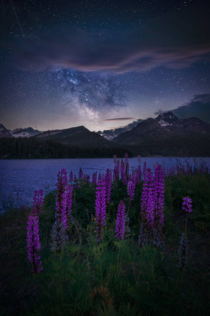Milky Way At Silsersee | Original Print