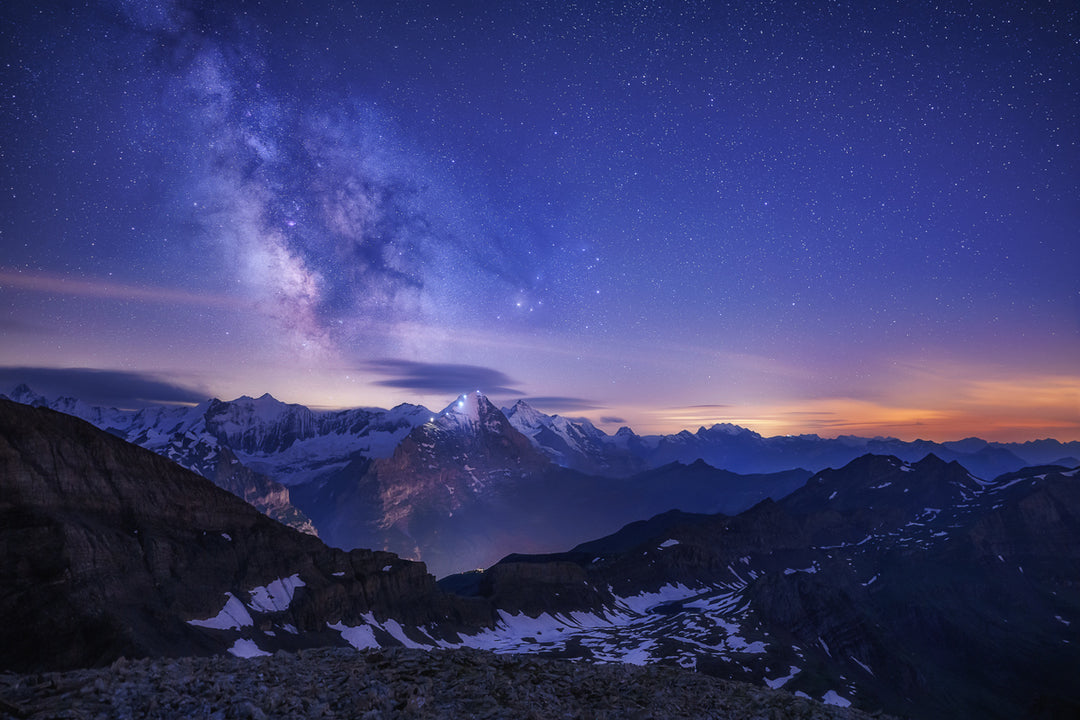 Milky Way Over The Bernese Alps | Original Print