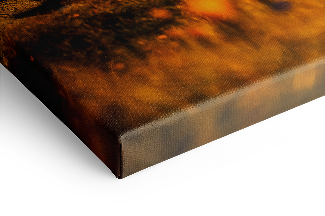 Goldener Sonnenuntergang Am Grimselpass Im Herbst | Original Print