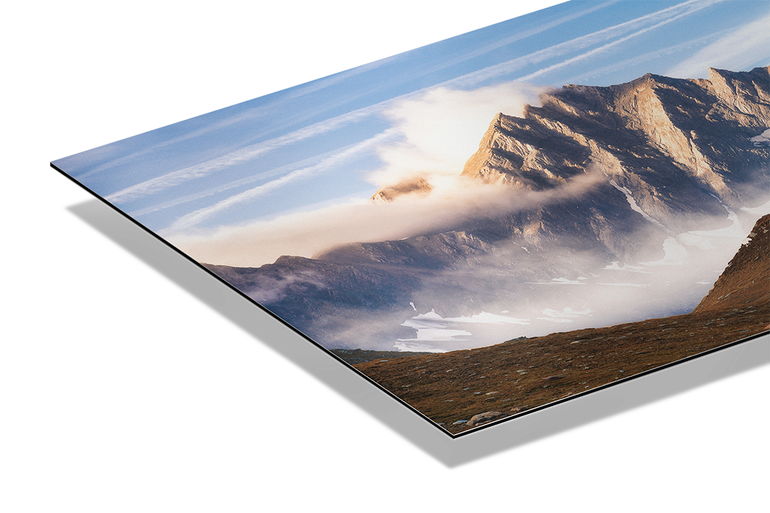 Small Silhouette And Mountain Landscape | Original Print