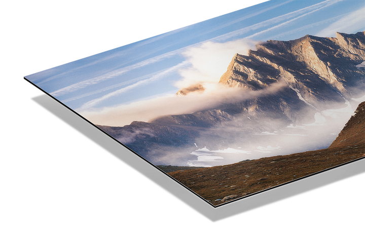 Small Silhouette And Mountain Landscape | Original Print