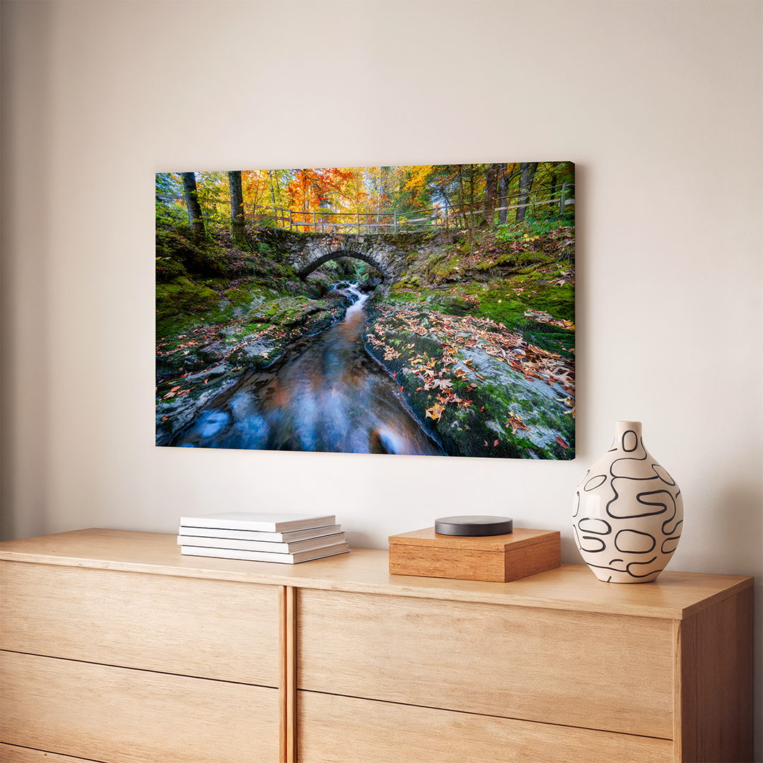 Fluss Und Wald Im Herbst 2 | Original Print