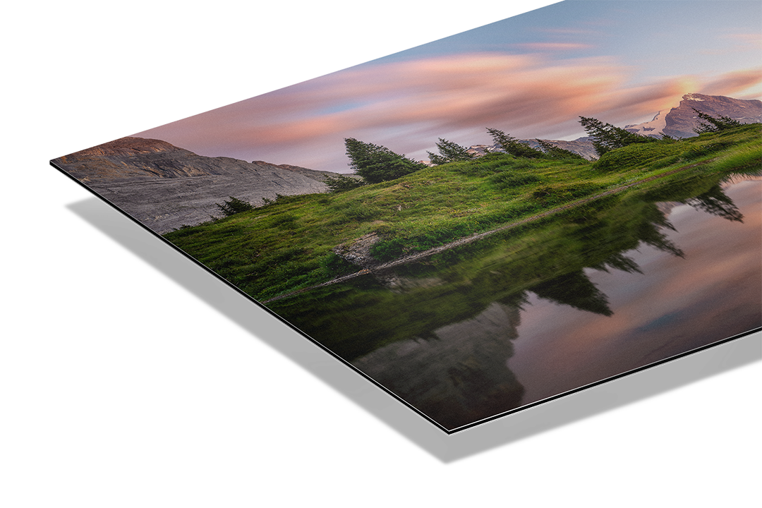 Alpine Lake and Eiger Long Exposure | Original Print