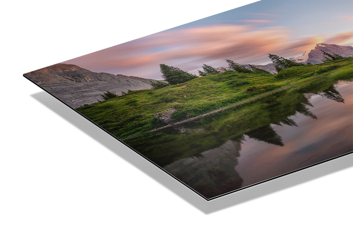Alpine Lake and Eiger Long Exposure | Original Print