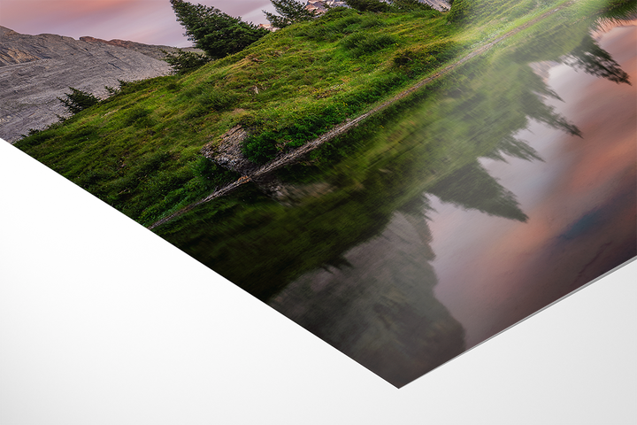 Alpine Lake and Eiger Long Exposure | Original Print