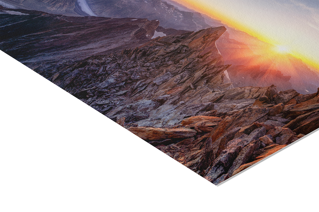 Sonnenaufgang am Oberaarhorn | Original Print