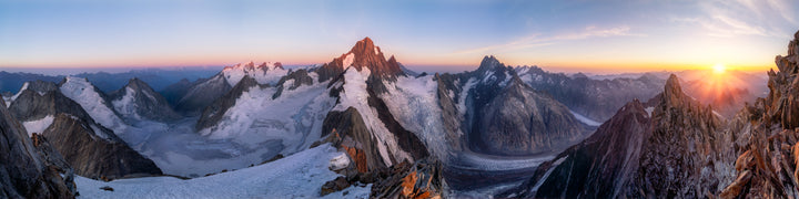 Sonnenaufgang am Oberaarhorn | Original Print
