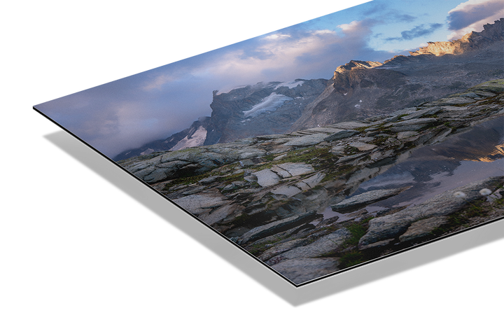 Small Alpine Lake In Grimsel Area | Original Print