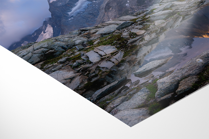 Small Alpine Lake In Grimsel Area | Original Print