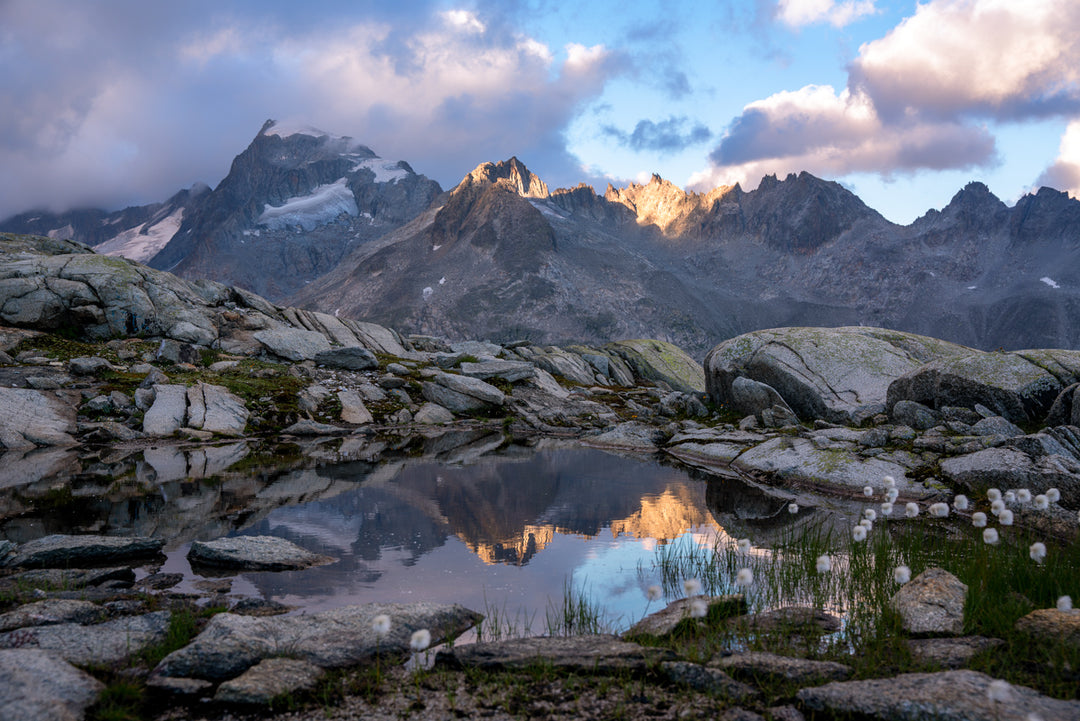 Small Alpine Lake In Grimsel Area | Original Print