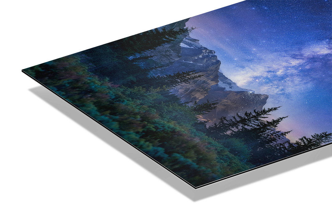 Milky Way, Forest And Eiger Mountain | Original Print