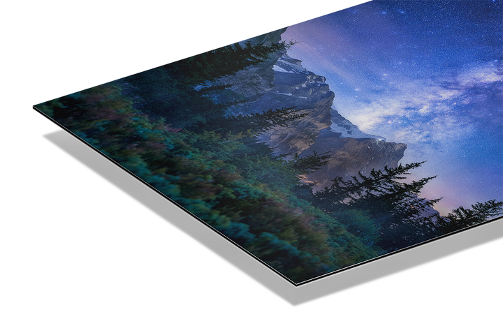 Milky Way, Forest And Eiger Mountain | Original Print