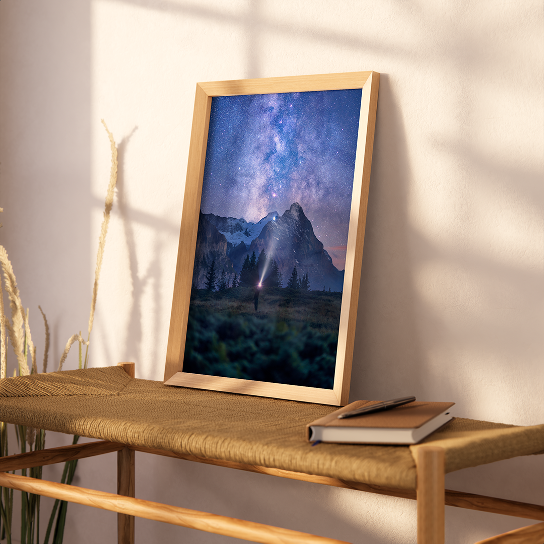 Milchstrasse und Eiger | Original Print