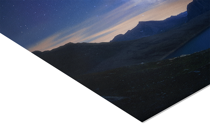 150 x 100 cm, Fine Art Print Black Alpine Salamander | Original Print