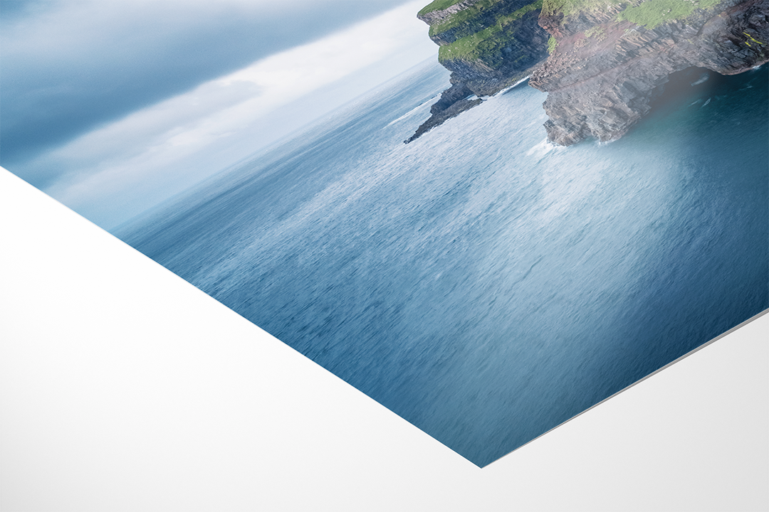 Mulafossur Waterfall On Faroe Islands | Original Print