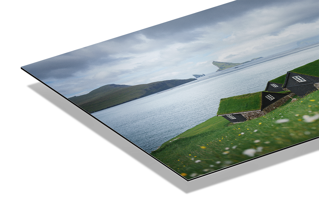 Huts At The Coast Of Faroe Islands | Original Print