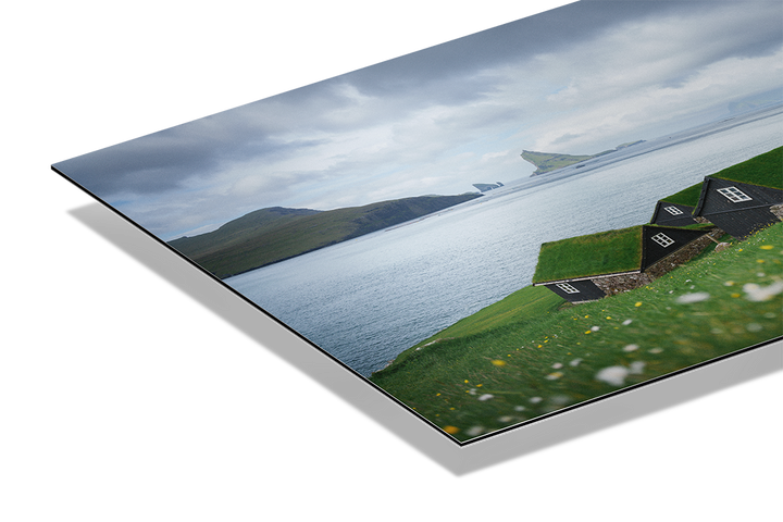 Huts At The Coast Of Faroe Islands | Original Print