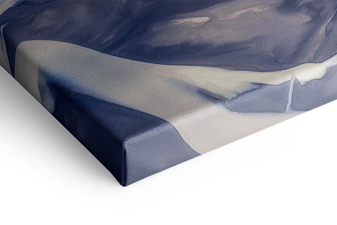 Glacial River Patterns From Above | Original Print