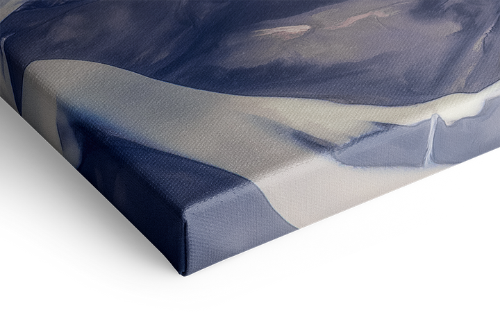 Glacial River Patterns From Above | Original Print