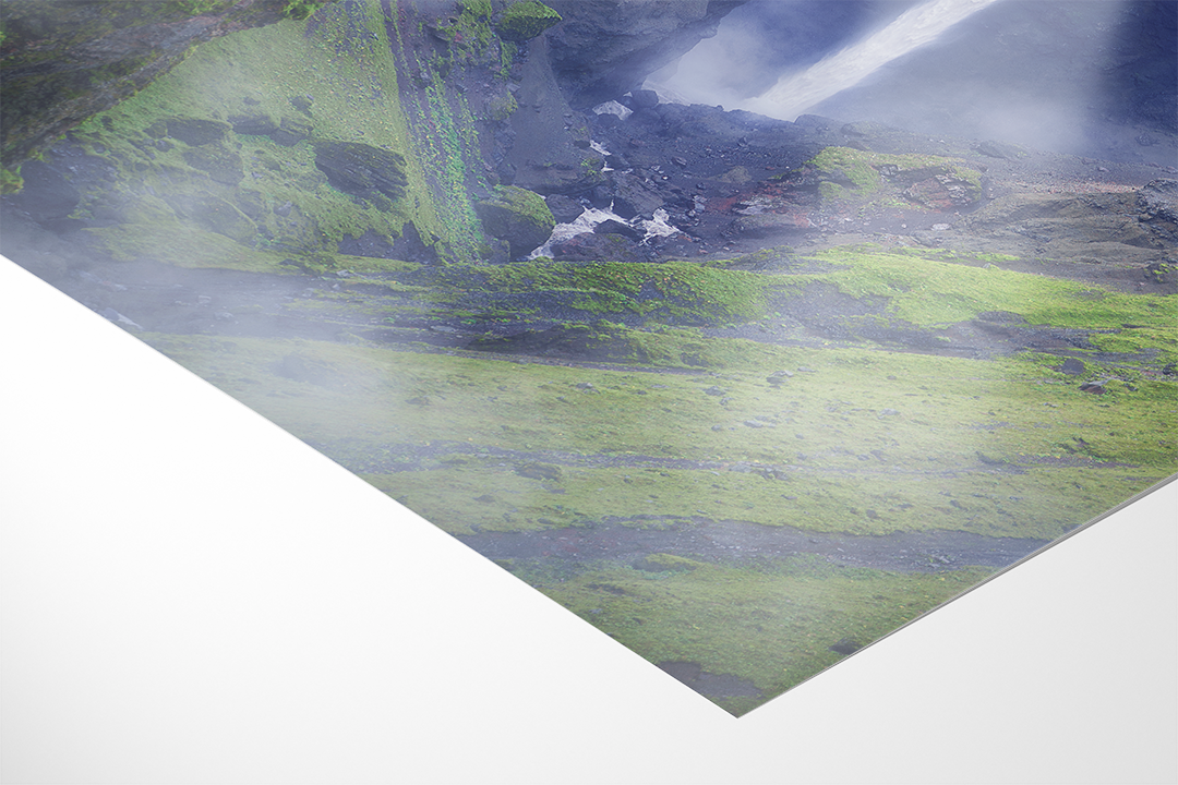 Mulagljufur Canyon und Wasserfall, Island | Original Print