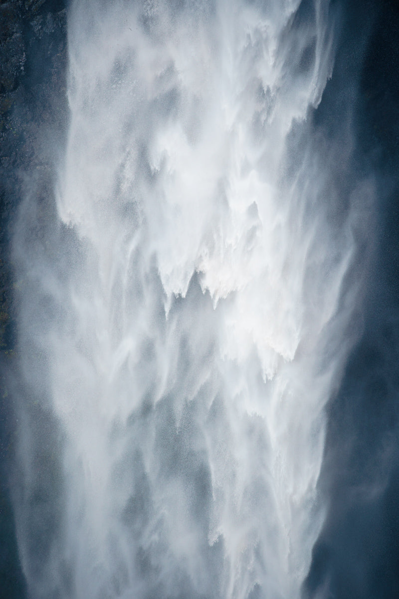 Mulagljufur Wasserfall Nahaufnahme 1, Island | Original Print
