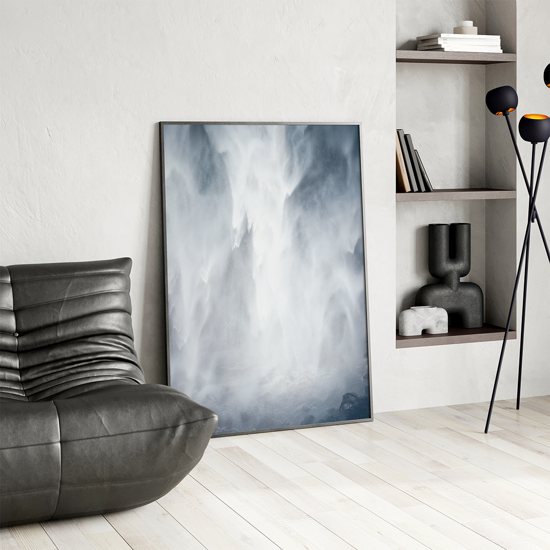 Mulagljufur Waterfall Closeup 2, Iceland | Original Print