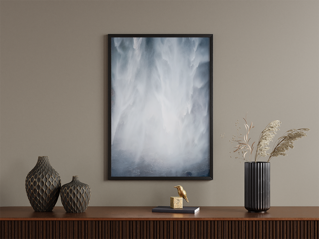 Mulagljufur Wasserfall Nahaufnahme 3, Island | Original Print