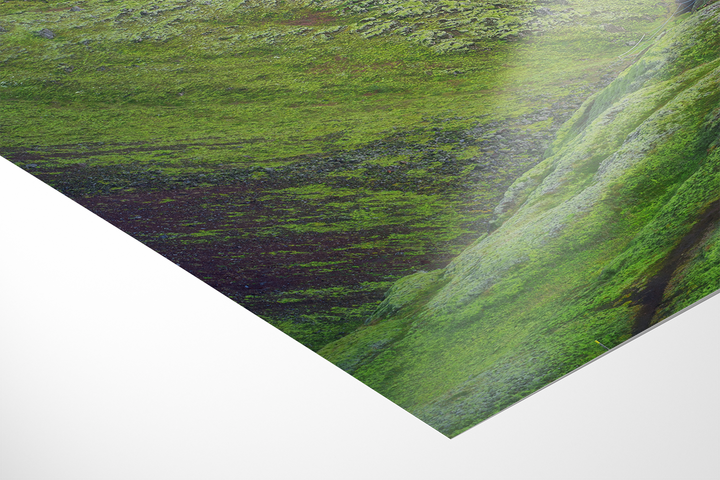 Ofaerufoss Waterfall And Trail, Iceland | Original Print
