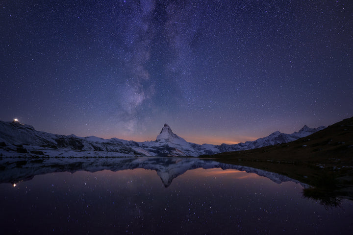 Matterhorn And Milky Way Reflection | Original Print