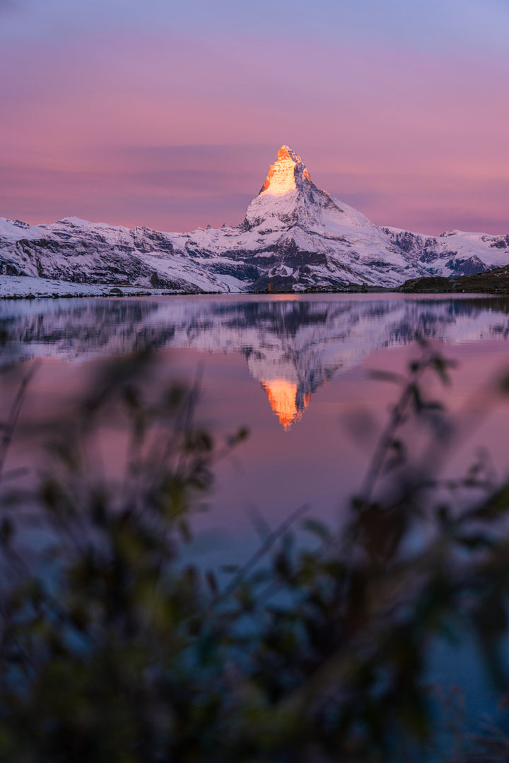 Matterhorn Sunrise Reflection | Original Print